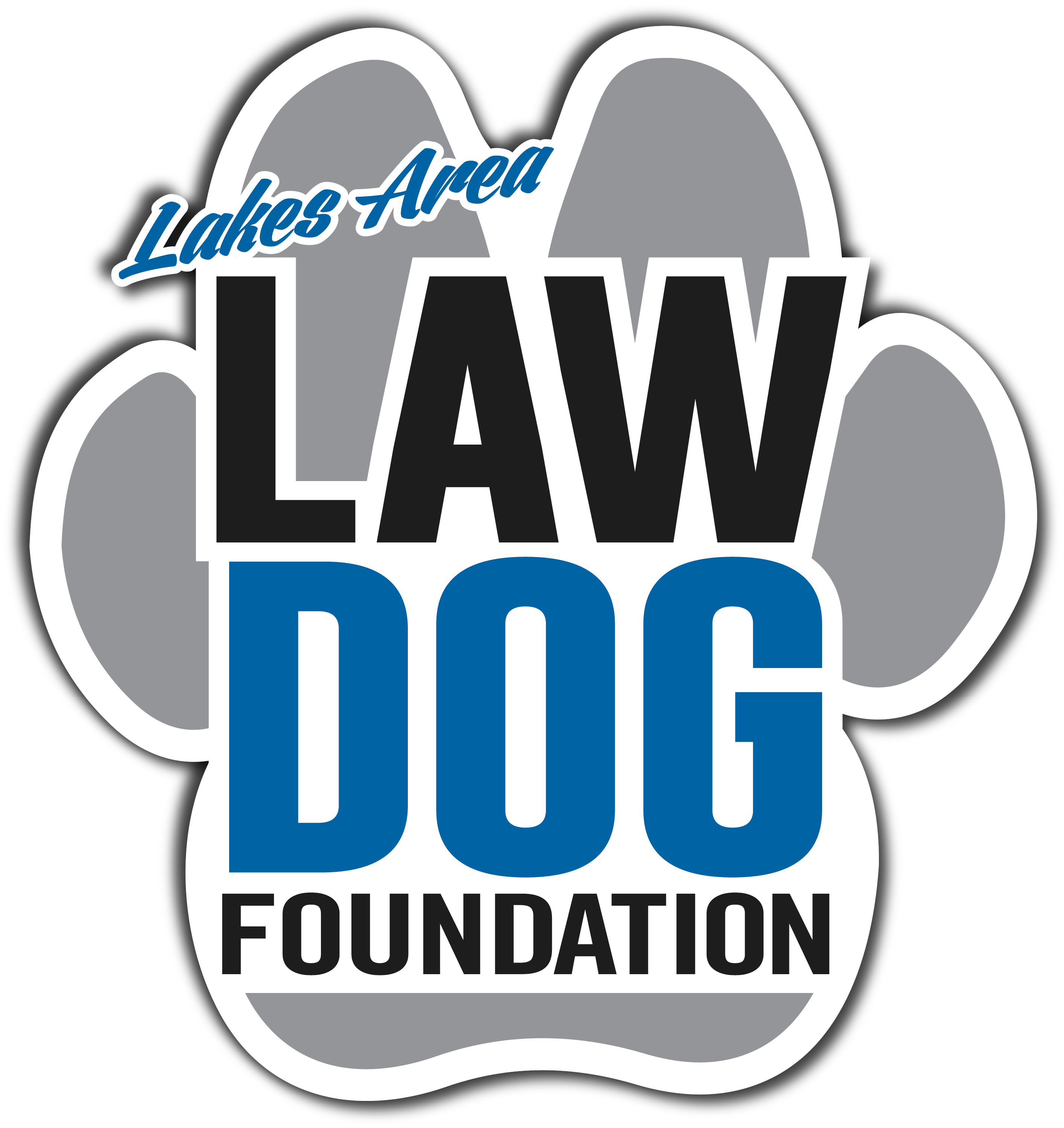 Lakes Area Law Dog Foundation Logo - Alexandria MN